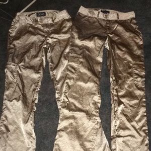City Streets Gold pants-NWOT!!!